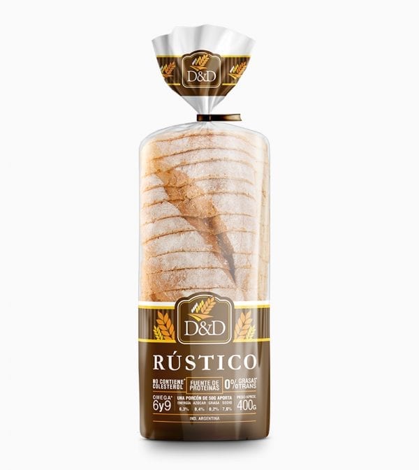 Panif. Pan Rustico "DyD" x 400 Gr