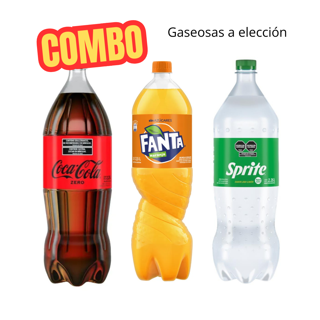 COMBO 3 GASEOSAS