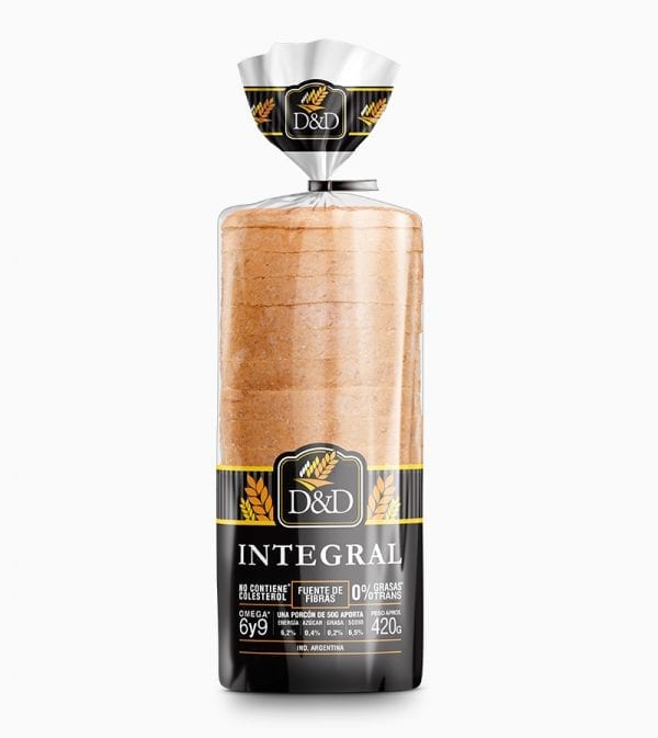 Panif. Pan Integral "DyD" x 400 Gr