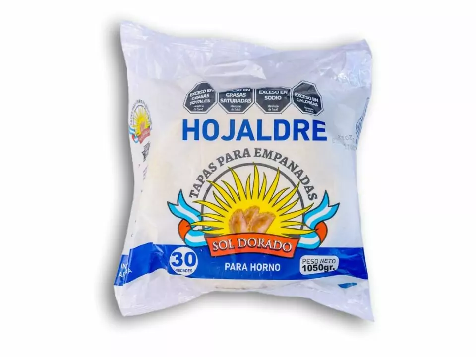 Tapas Hojaldre "Sol Dorado" x 30 Un.