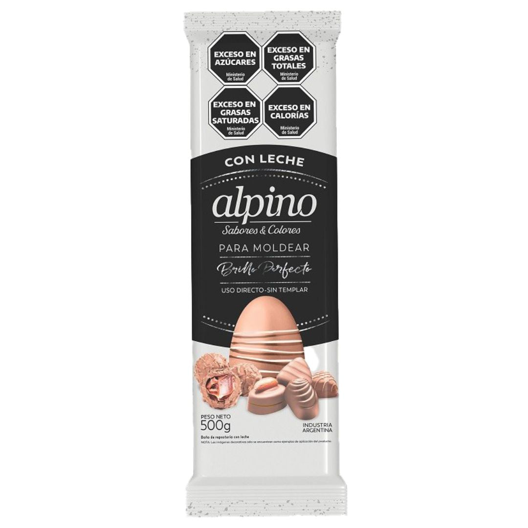 Chocolate Baño de Reposteria con Leche "Alpino" x 500 Gr