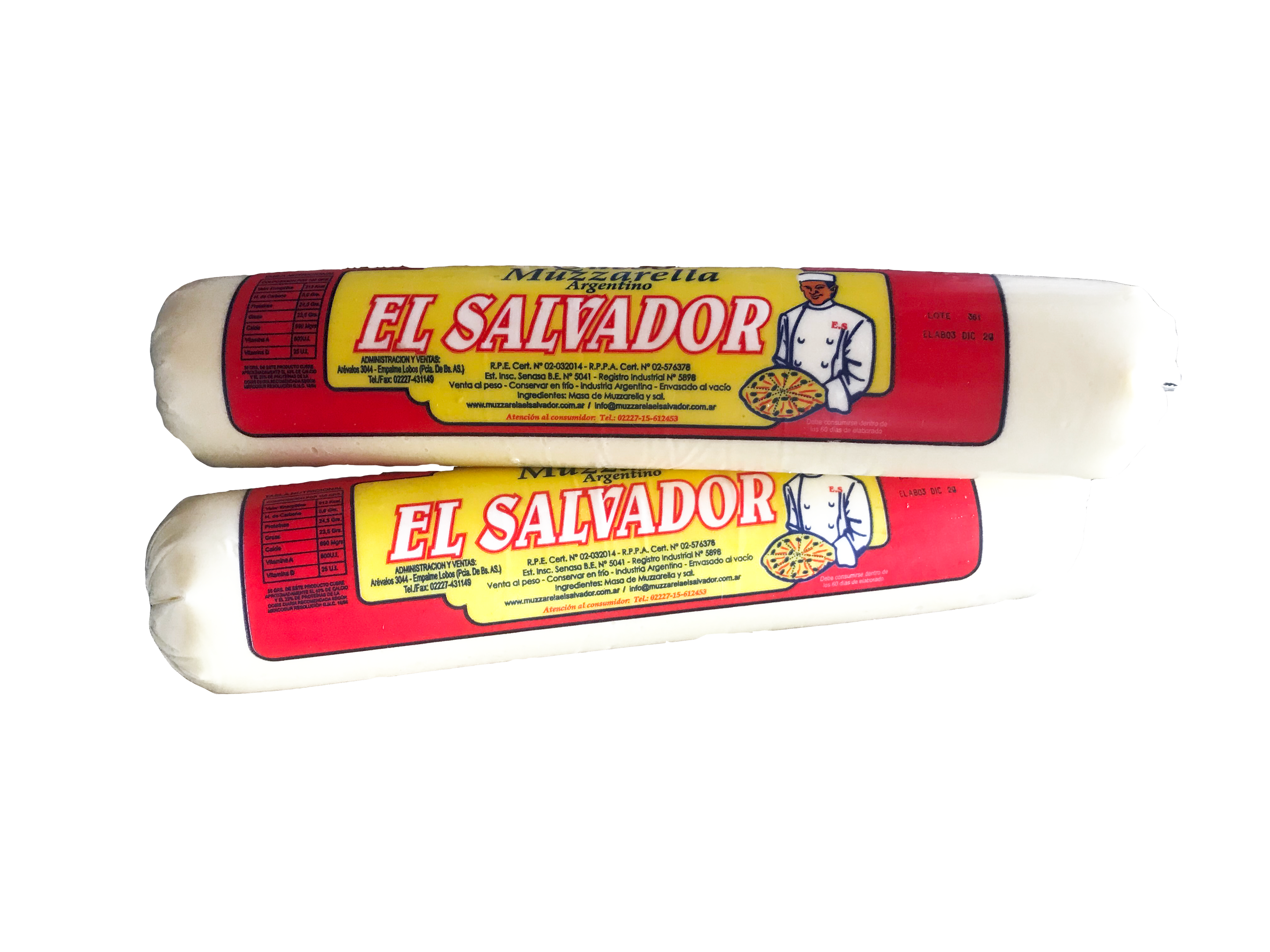 Muzzarella Cilindro "Salvador"