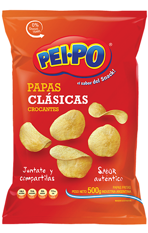 Snack Papas Fritas Clasicas "Peipo" x 500 Gr