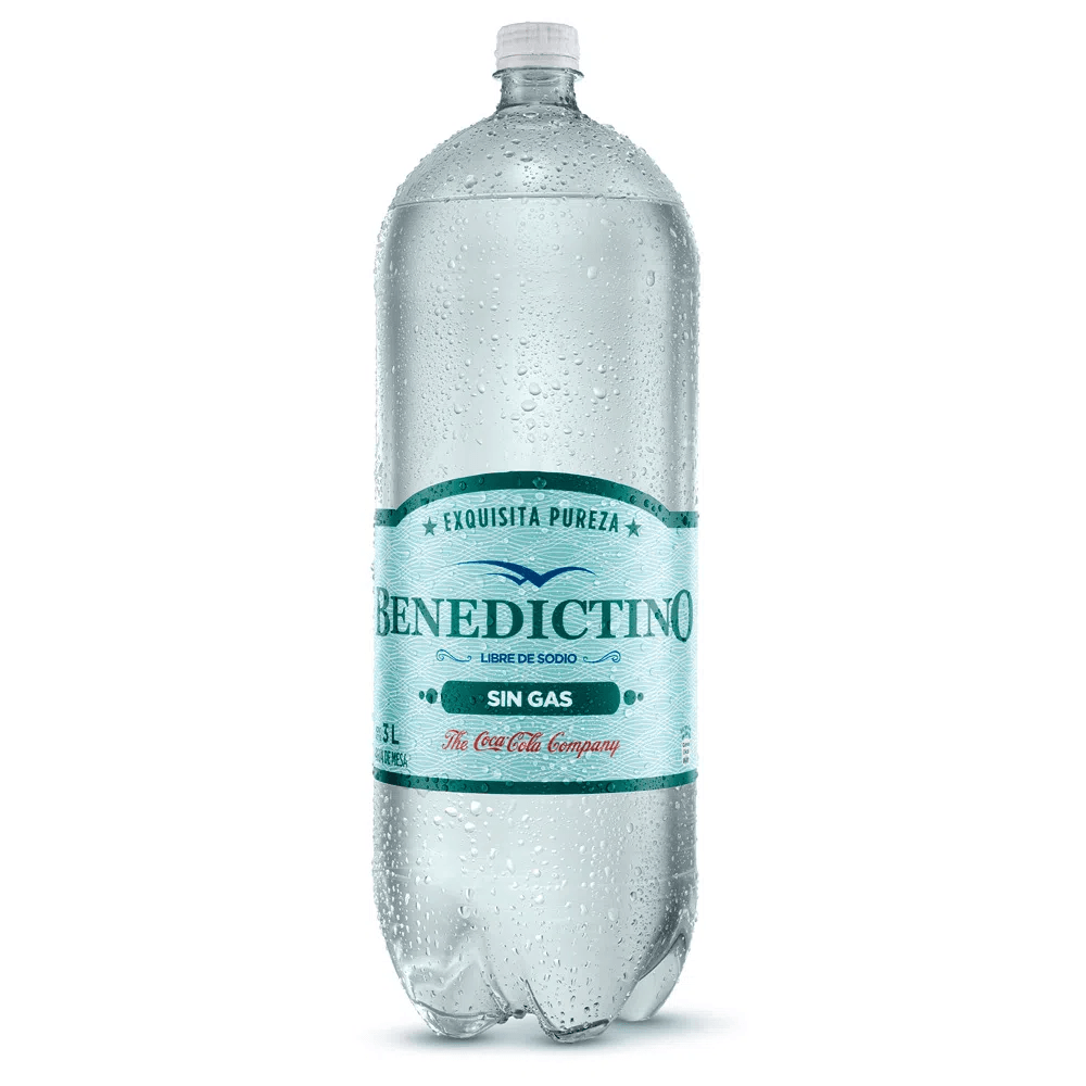 Bebida Agua s/Gas "Benedictino" x 2,25 L